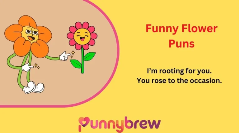 Funny Flower Puns