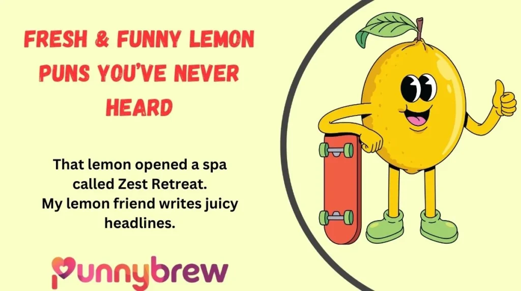 Fresh & Funny Lemon Puns You’ve Never Heard