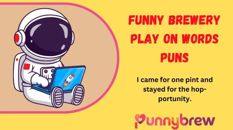 Funny Brewery Play on Words Puns