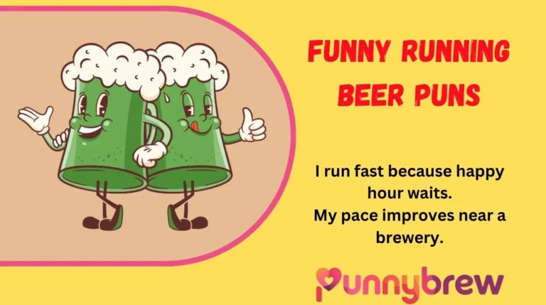 Funny Running Beer Puns