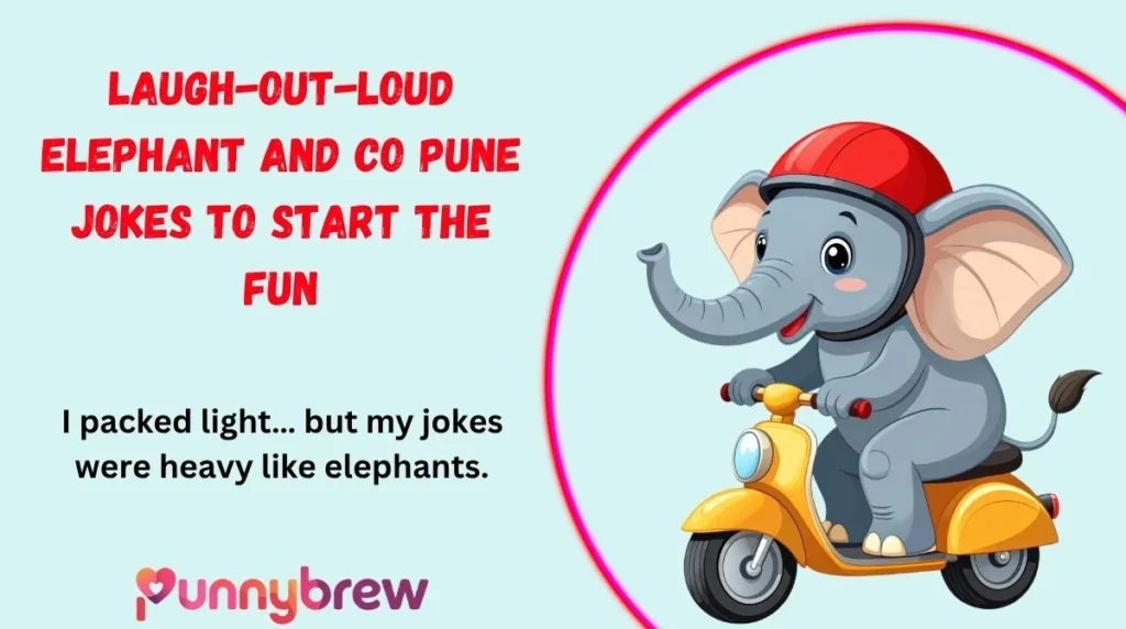 Laugh-Out-Loud Elephant and Co Pune Jokes to Start the Fun