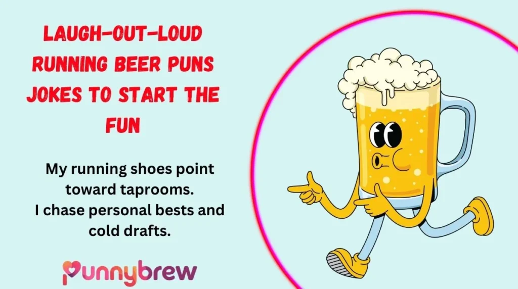 Laugh-Out-Loud Running Beer Puns Jokes to Start the Fun